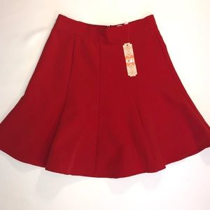 Red skirt